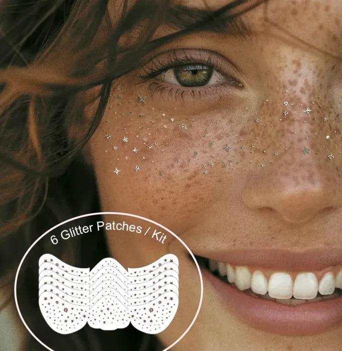 Gold Glitter Freckles Makeup Patches – Jocklo